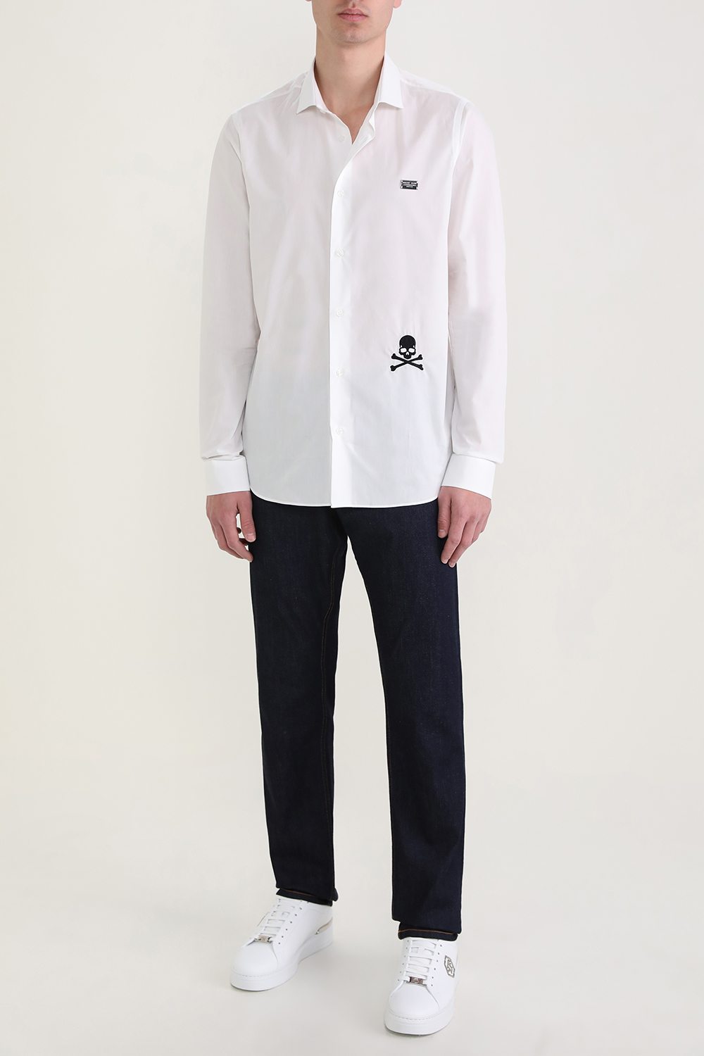 חולצת כפתורים שוגר דדי  גולגולת